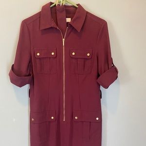 Michael Kors belted dress.